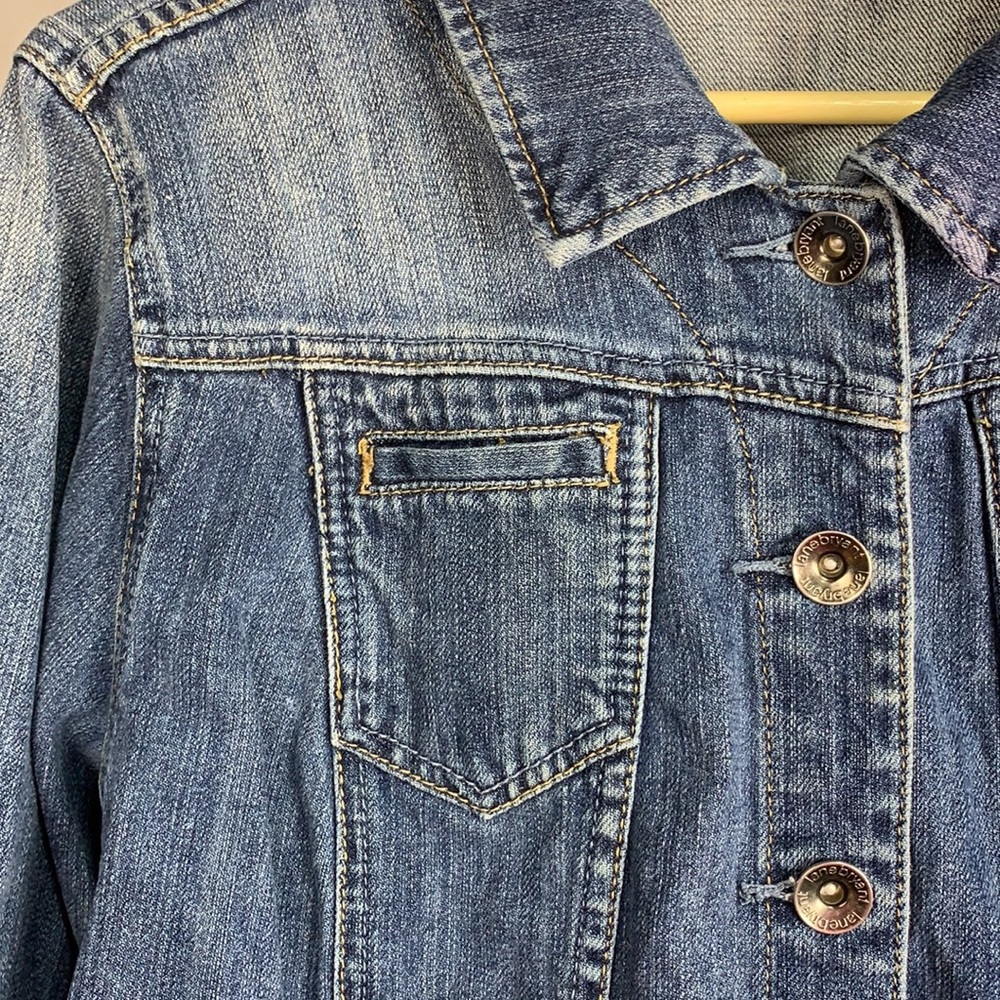 Lane Bryant Blue Denim Jean Jacket - Picture 4 of 16